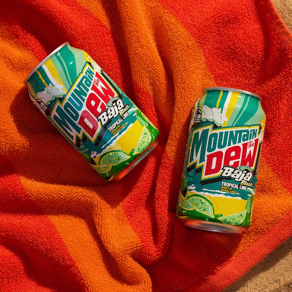 Baja blast cans in a towel