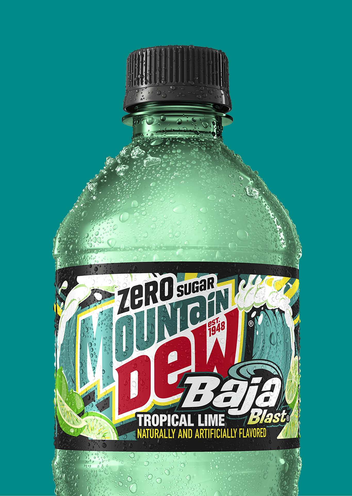 Baja blast zero sugar thumbnail half bottle
