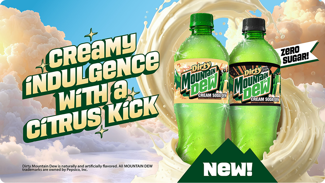 DIRTY MOUNTAIN DEW™ IS HERE: OUR TAKE ON DIRTY SODA